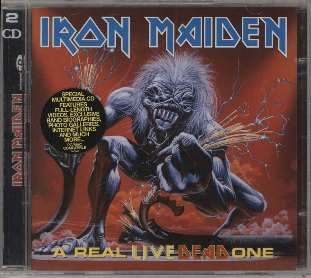 Iron Maiden A Real Live Dead One UK 2 CD album set (Double CD) 4969260