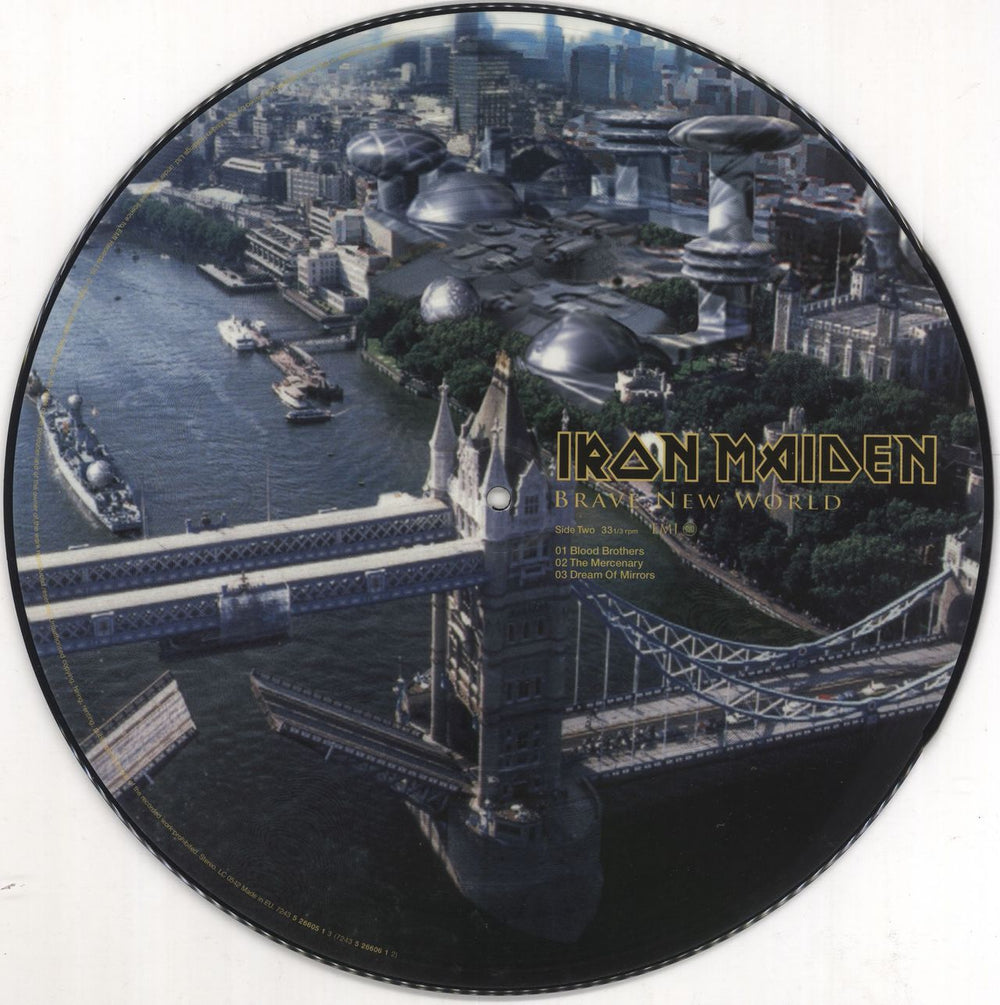 Iron Maiden Brave New World - EX UK picture disc LP (vinyl picture disc album)