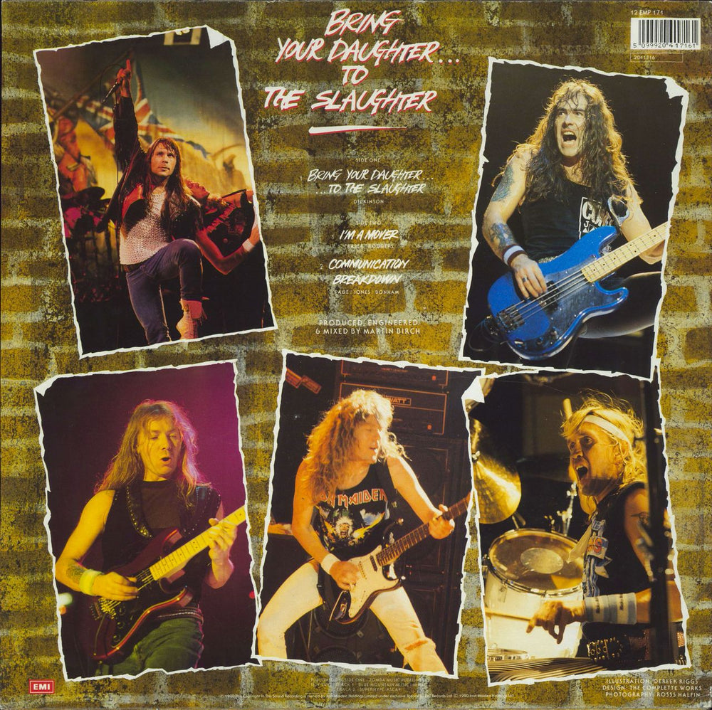 Iron Maiden Bring Your Daughter To The Slaughter - EX UK 12" vinyl single (12 inch record / Maxi-single) 5099920417161