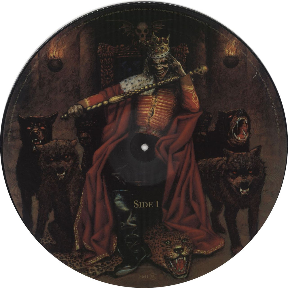 Iron Maiden Edward The Great + Poster UK picture disc LP (vinyl picture disc album) IROPDED723151