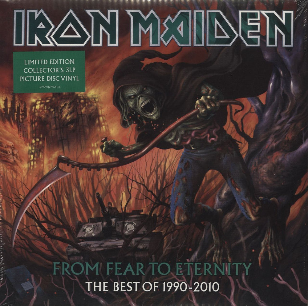 Iron Maiden From Fear To Eternity - Sealed UK picture disc LP (vinyl picture disc album) 0273651