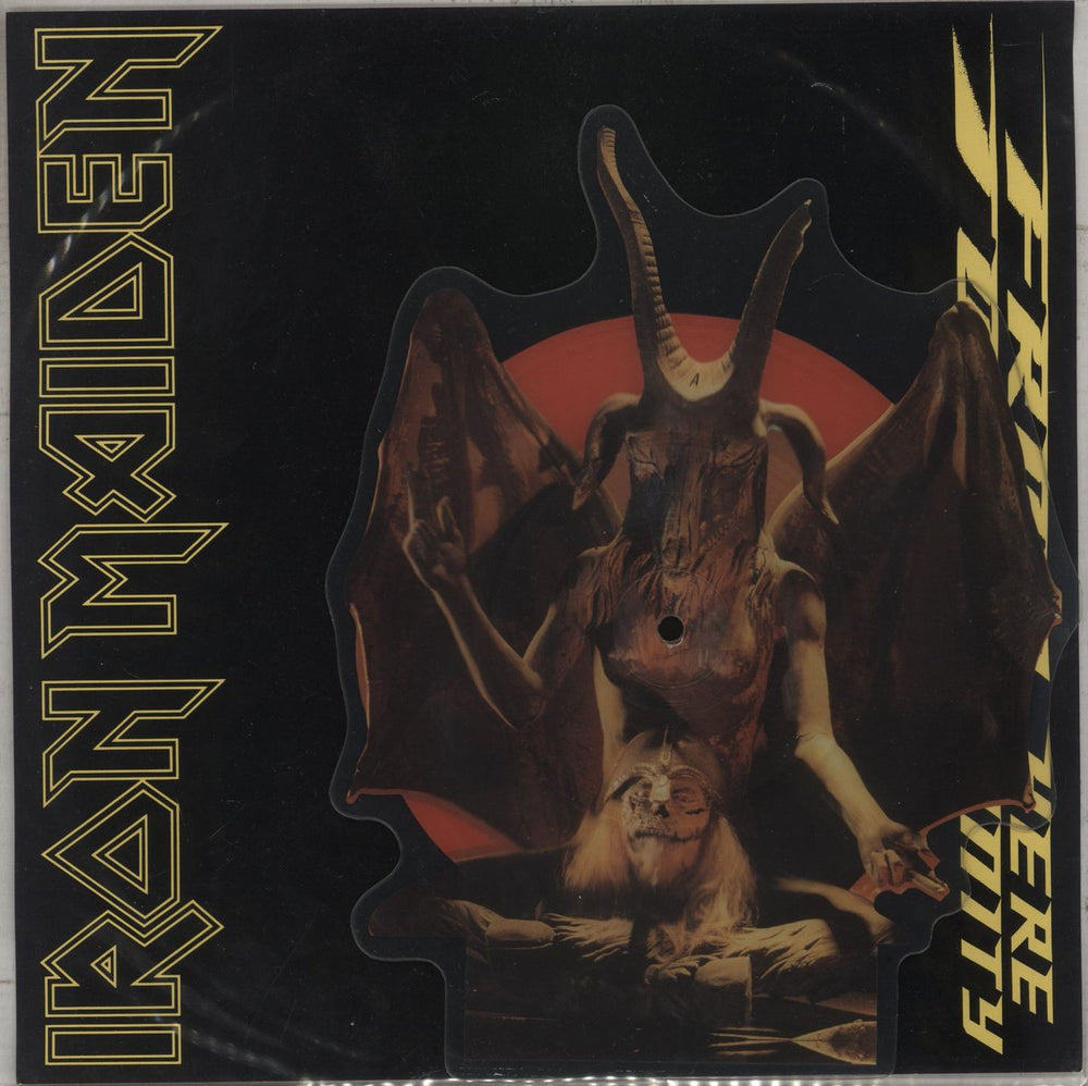 Iron Maiden From Here To Eternity UK shaped picture disc (picture disc vinyl record) EMPD240