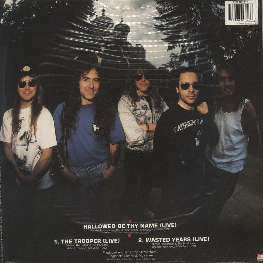 Iron Maiden Hallowed Be Thy Name UK 12" vinyl picture disc (12 inch picture record) IRO2PHA22511