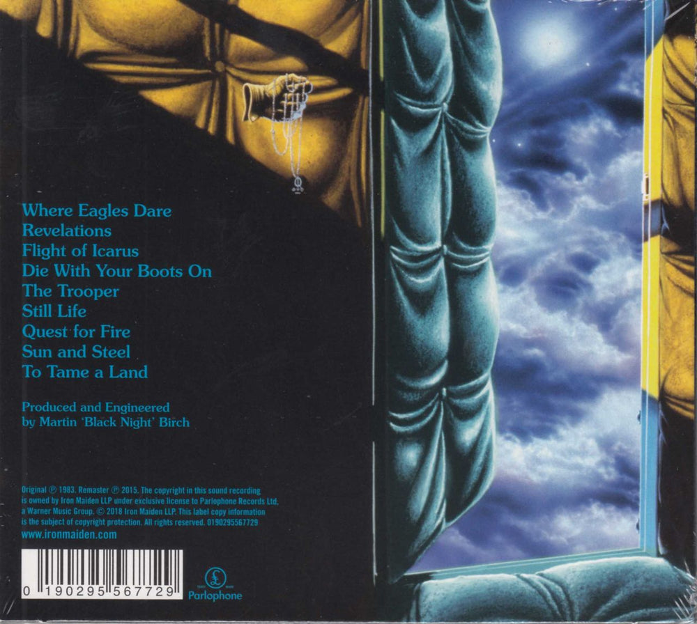 Iron Maiden Piece Of Mind - Remastered UK CD album (CDLP) IROCDPI708386