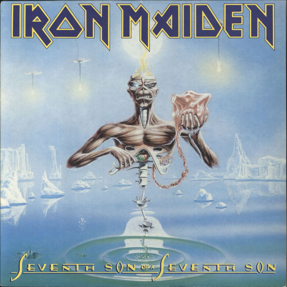 Iron Maiden Seventh Son Of A Seventh Son - Complete - EX UK vinyl LP album (LP record) EMD1006