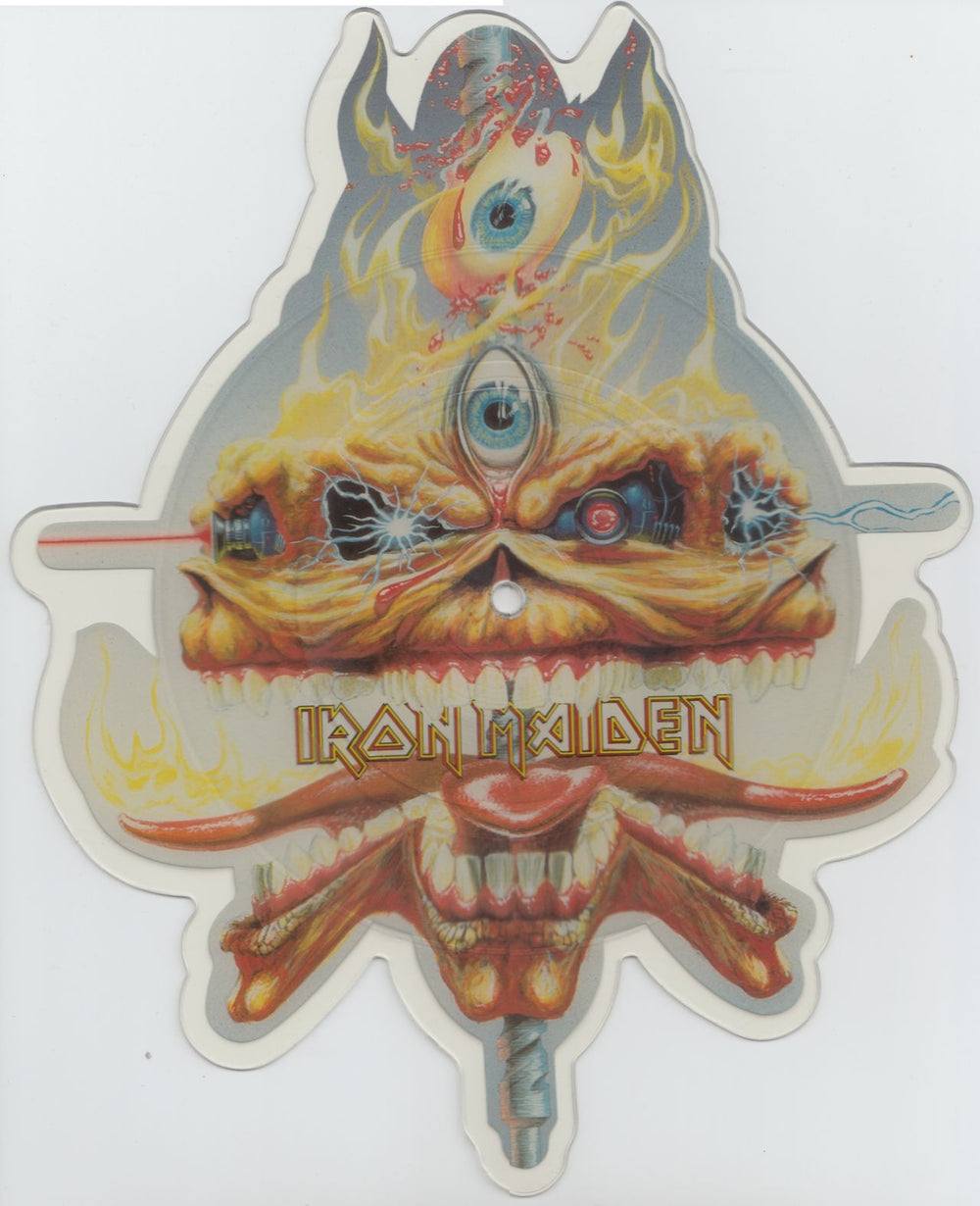 Iron Maiden The Clairvoyant UK shaped picture disc (picture disc vinyl record) EMP79