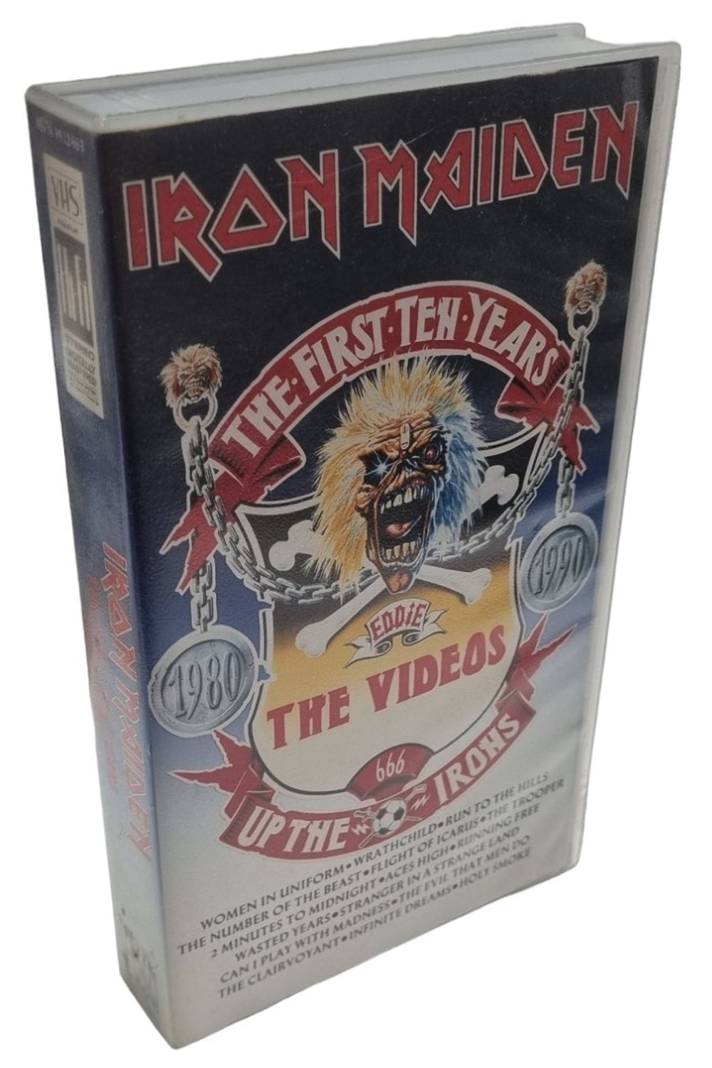 Iron Maiden The First Ten Years UK video (VHS or PAL or NTSC) MVN9912463