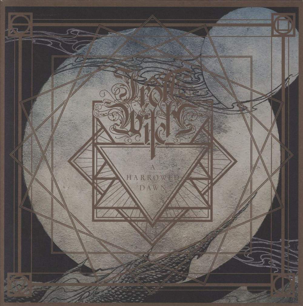 Iron Witch A Harrowed Dawn - Bronze & Black Vinyl UK vinyl LP album (LP record) SL08