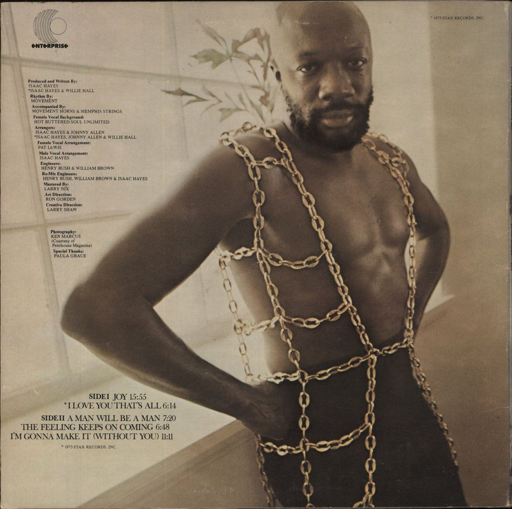 Isaac Hayes Joy US vinyl LP album (LP record)