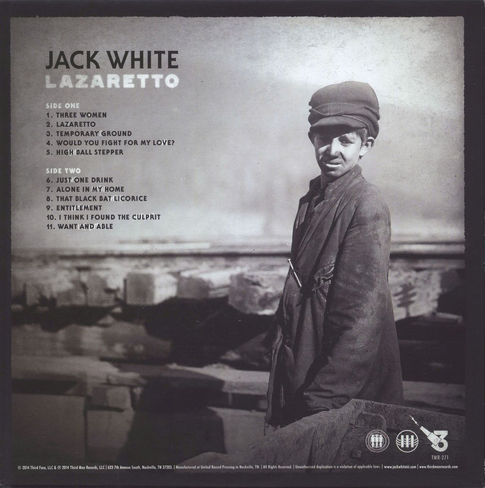 Jack White Lazaretto - Ultra Edition - EX US vinyl LP album (LP record)