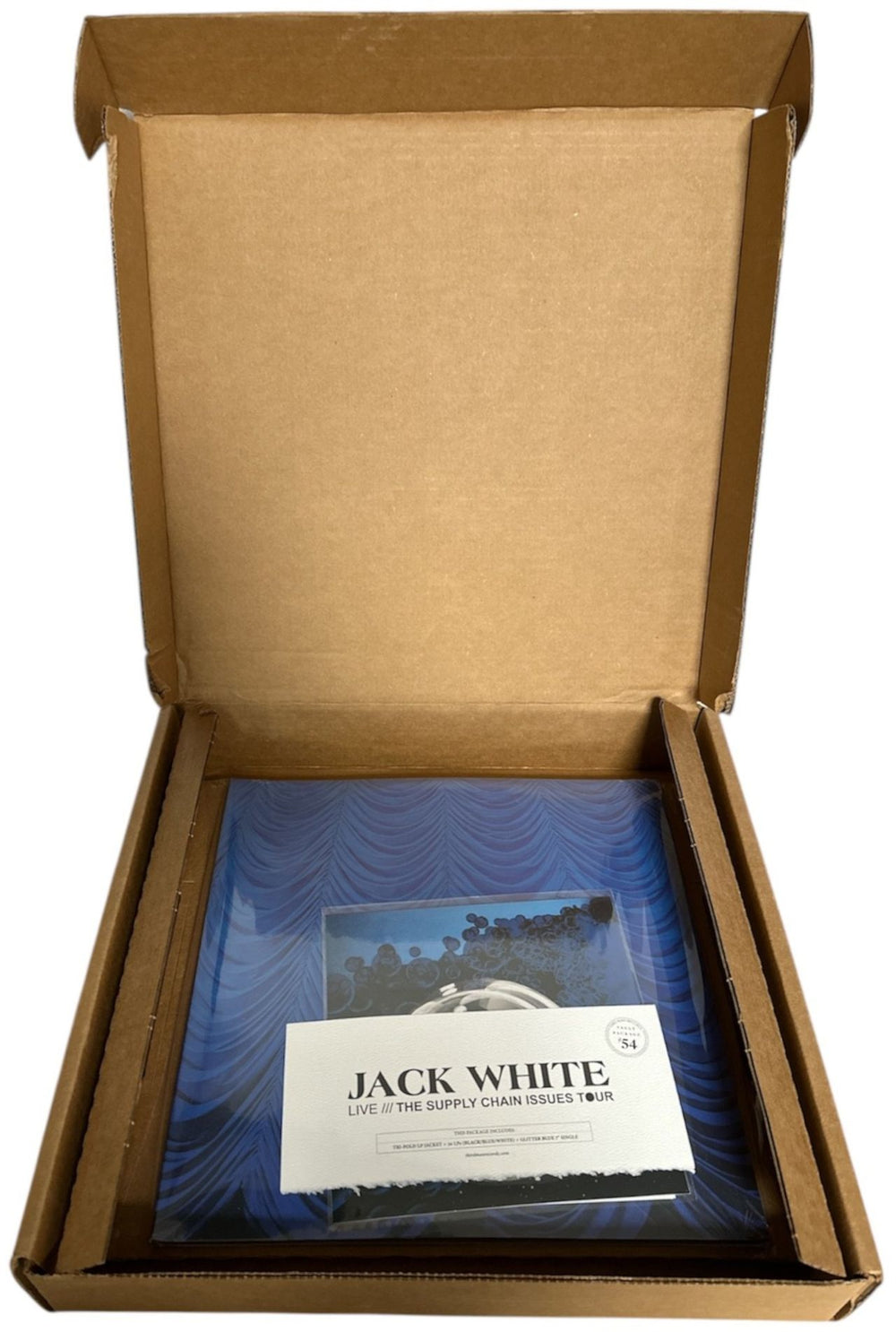 Jack White Live: The Supply Chain Issues Tour - Vault Package 54 + Mailer US 3-LP vinyl record set (Triple LP Album) TMR-847/TMR-849