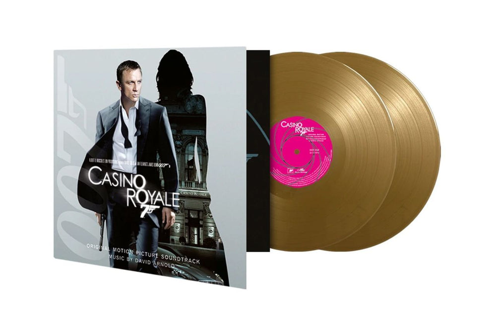 James Bond Casino Royale - Gold Vinyl 180 Gram + Poster UK 2-LP vinyl record set (Double LP Album)