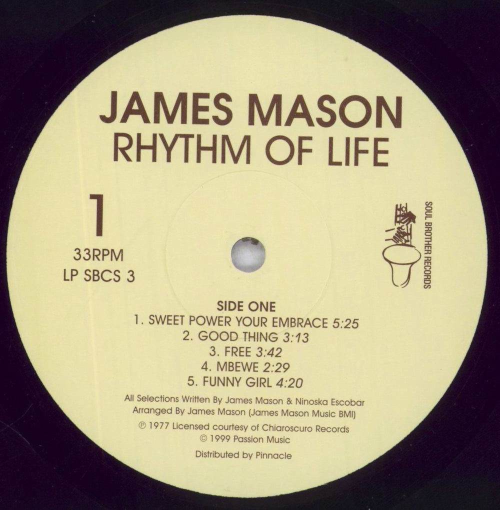 James Mason Rhythm Of Life UK vinyl LP album (LP record) K8PLPRH847789