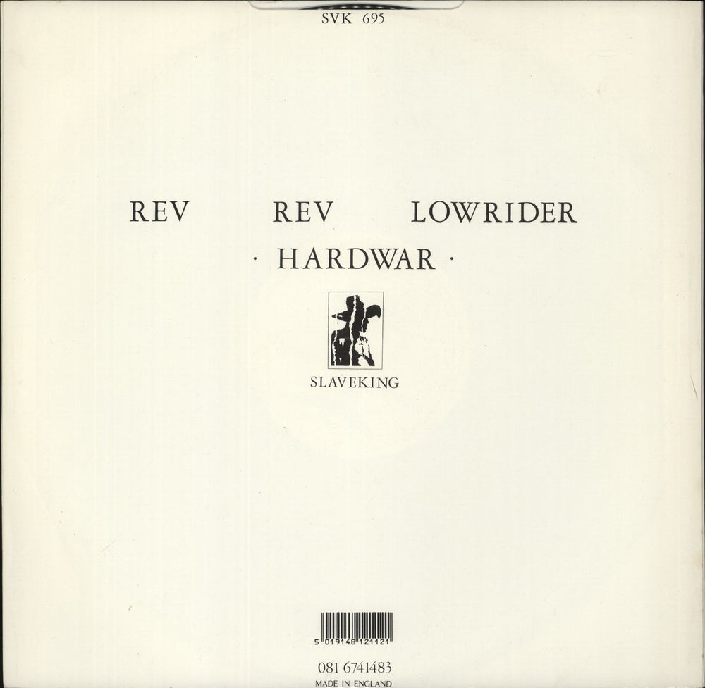 James Rays Gangwar/Performance Rev Rev Lowrider UK 12" vinyl single (12 inch record / Maxi-single) 5019148121121