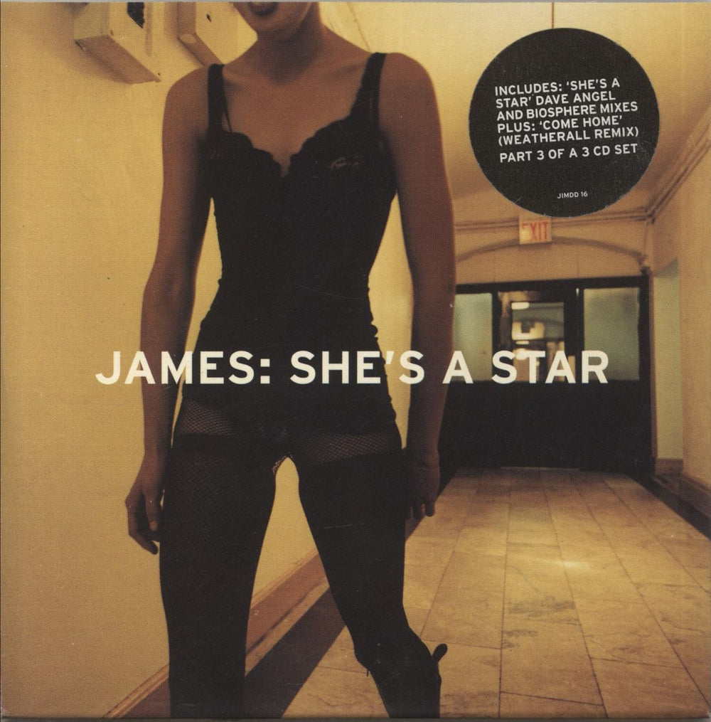 James She's A Star - CD3 UK CD single (CD5 / 5") JIMDD16