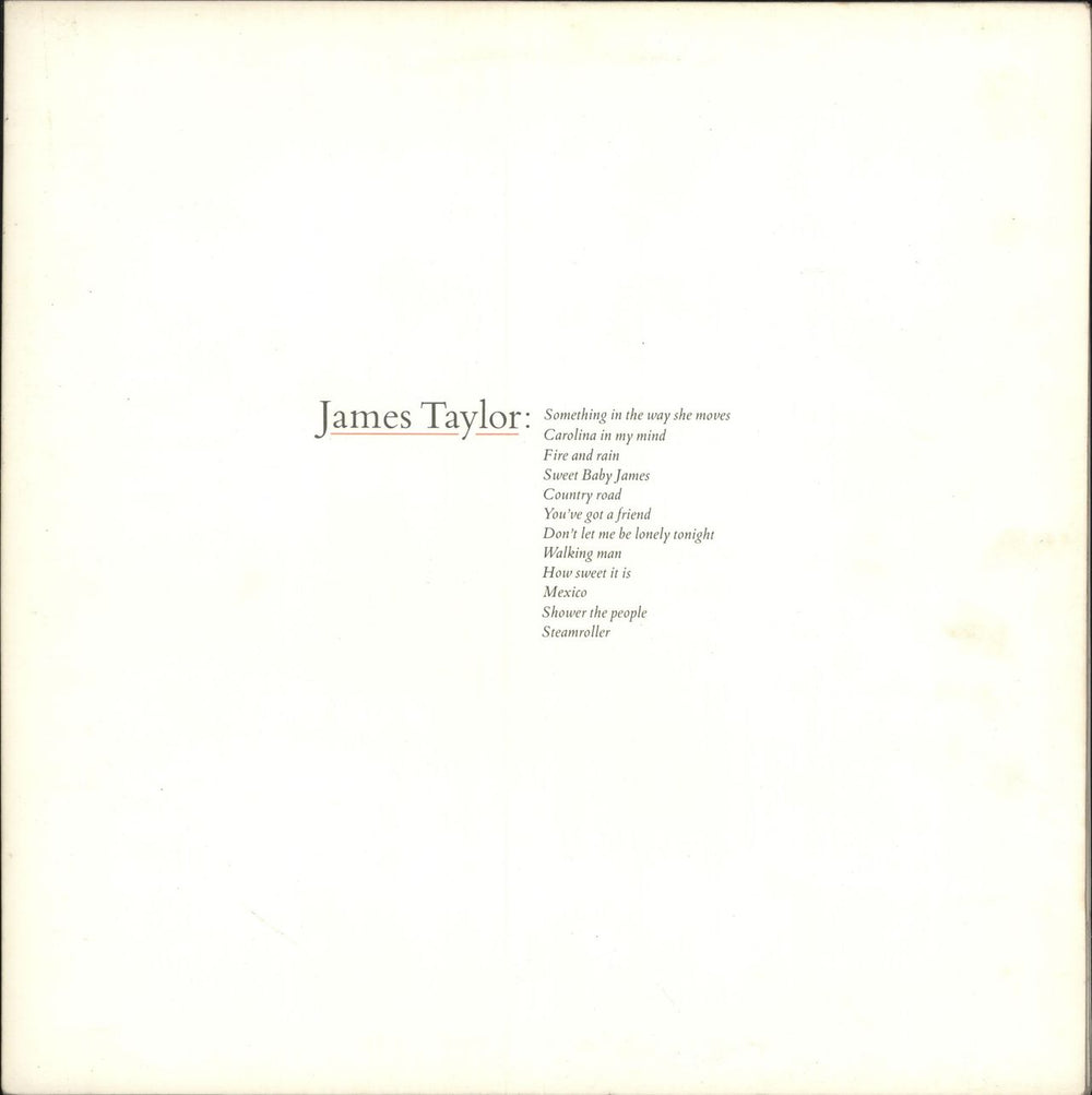 James Taylor Greatest Hits - 1st UK vinyl LP album (LP record) K56309