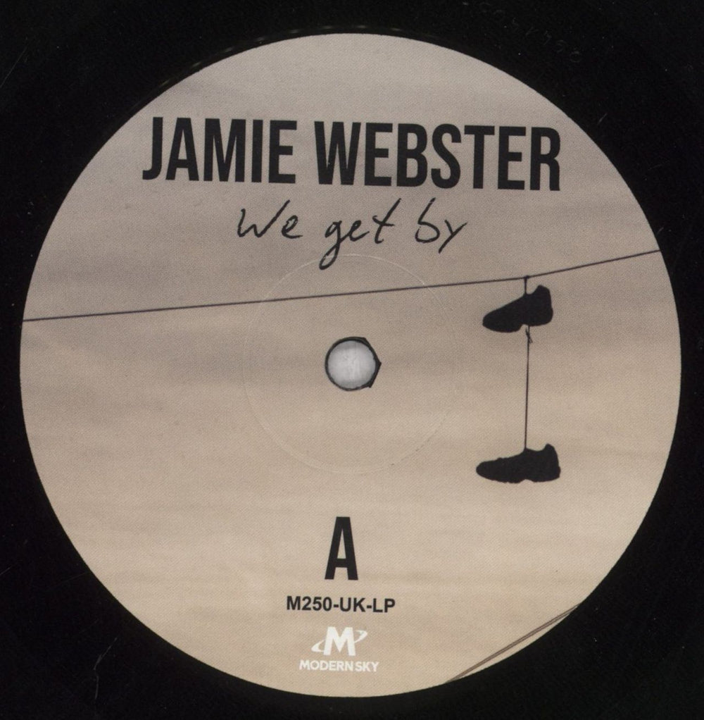 Jamie Webster We Get By UK vinyl LP album (LP record) 34YLPWE845460