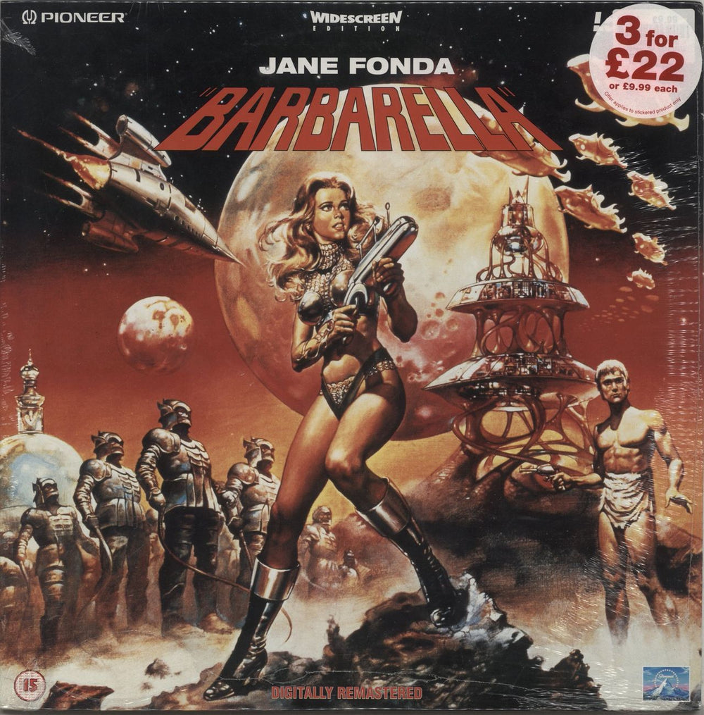 Jane Fonda Barbarella - Sealed European laserdisc / lazerdisc PLFEB35201
