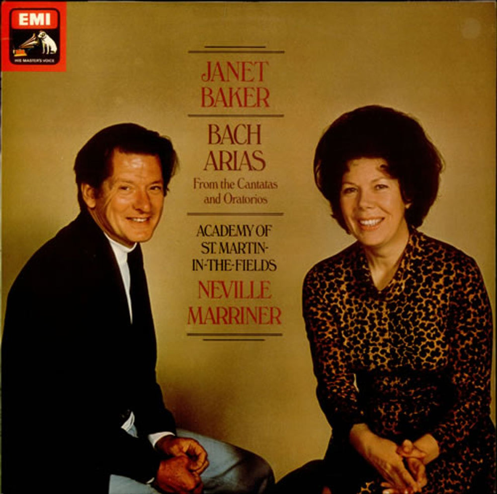 Janet Baker Bach: Arias From The Cantatas And Oratorios UK vinyl LP album (LP record) ASD3265