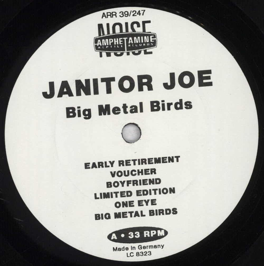 Janitor Joe Big Metal Birds US vinyl LP album (LP record) 6B3LPBI841121