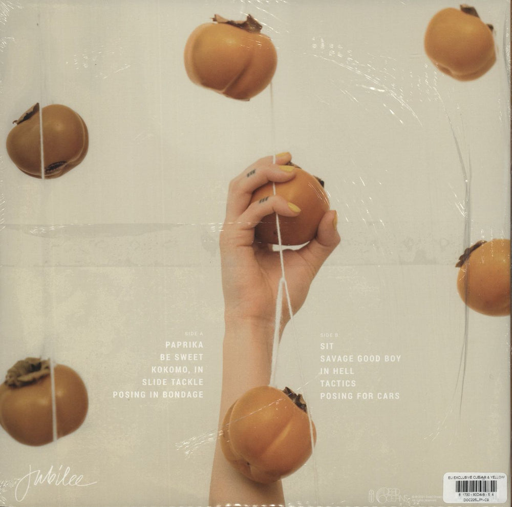 Japanese Breakfast Jubilee - Clear With Yellow Swirl Vinyl - Sealed UK vinyl LP album (LP record) 617308004854