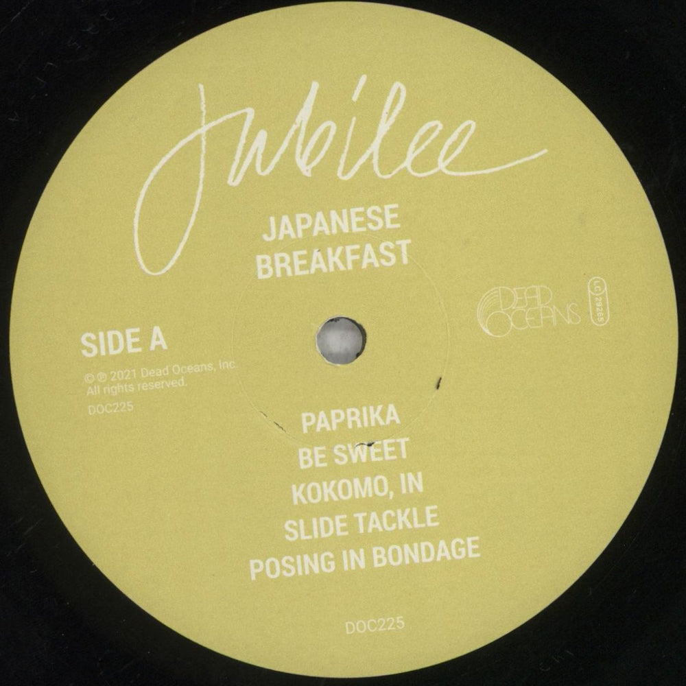 Japanese Breakfast Jubilee US vinyl LP album (LP record) 4AULPJU847085