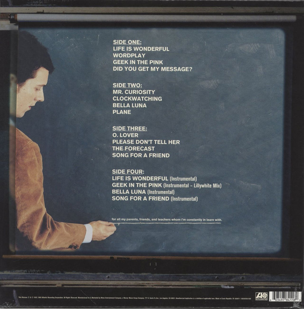 Jason Mraz Mr. A-Z - Sealed US 2-LP vinyl record set (Double LP Album) JA82LMR859123