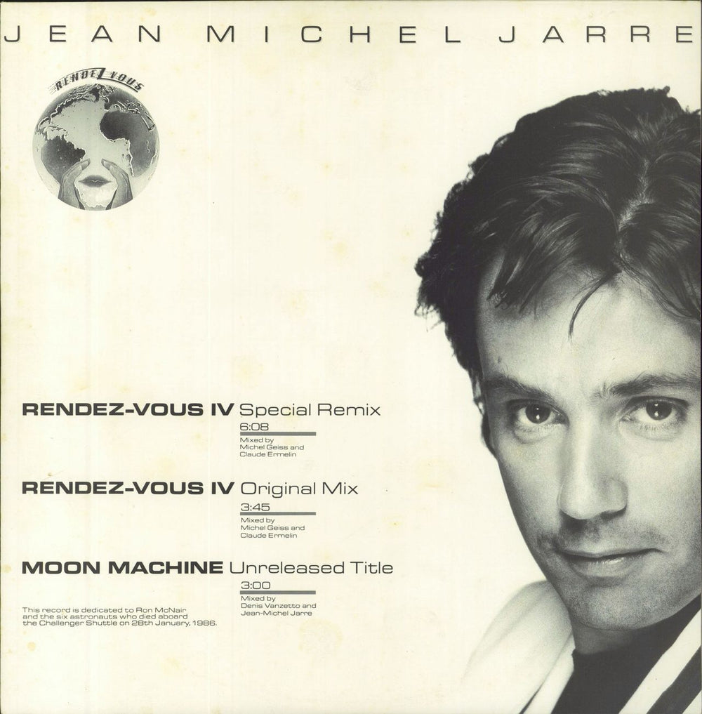 Jean-Michel Jarre Rendez-vous Iv - Face Slv UK 12" vinyl single (12 inch record / Maxi-single) POSPX788