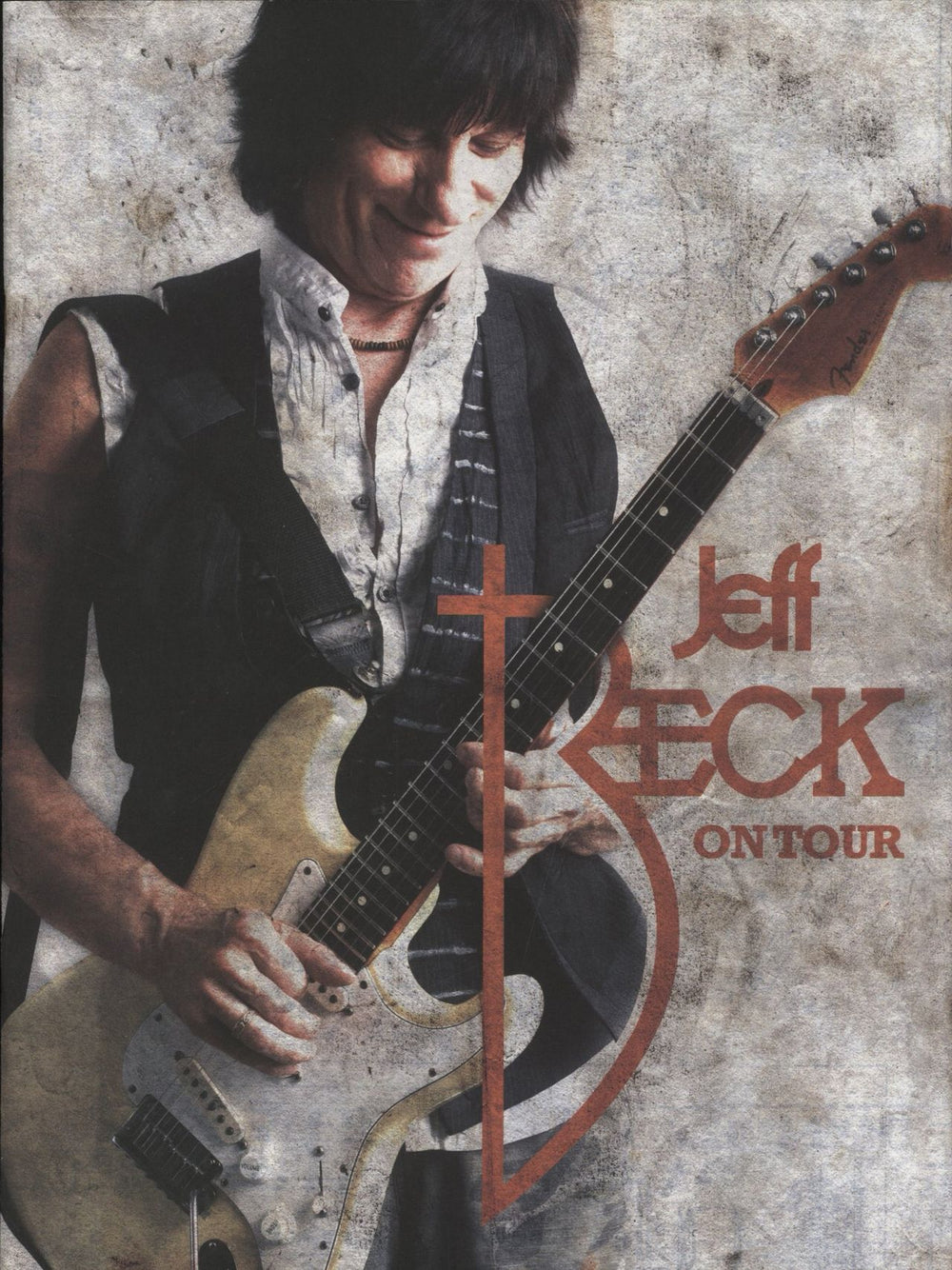 Jeff Beck On Tour + Ticket Stubs UK tour programme TOUR PROGRAMME