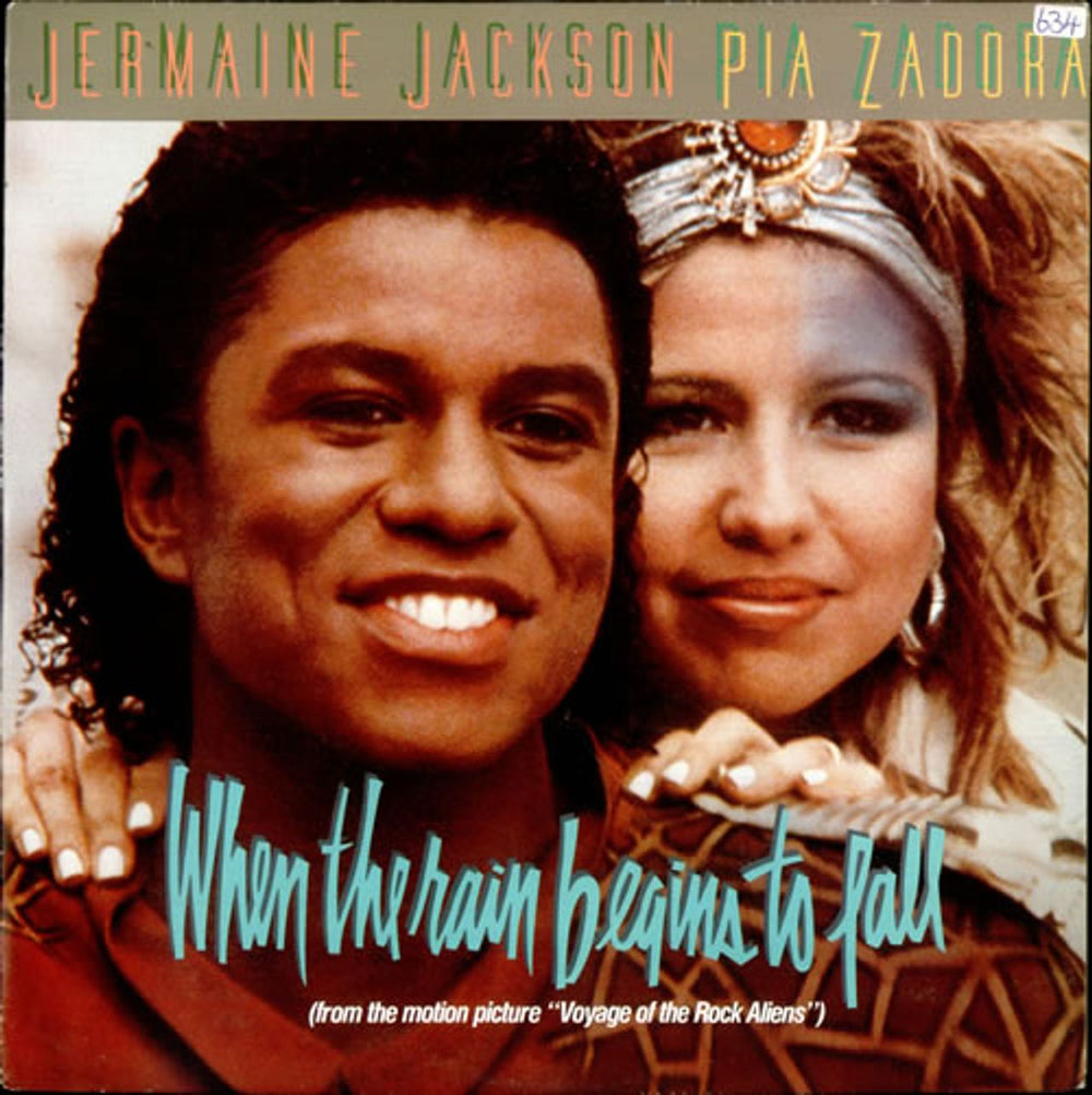 Jermaine Jackson When The Rain Begins To Fall UK 12" vinyl single (12 inch record / Maxi-single) ARIST12584