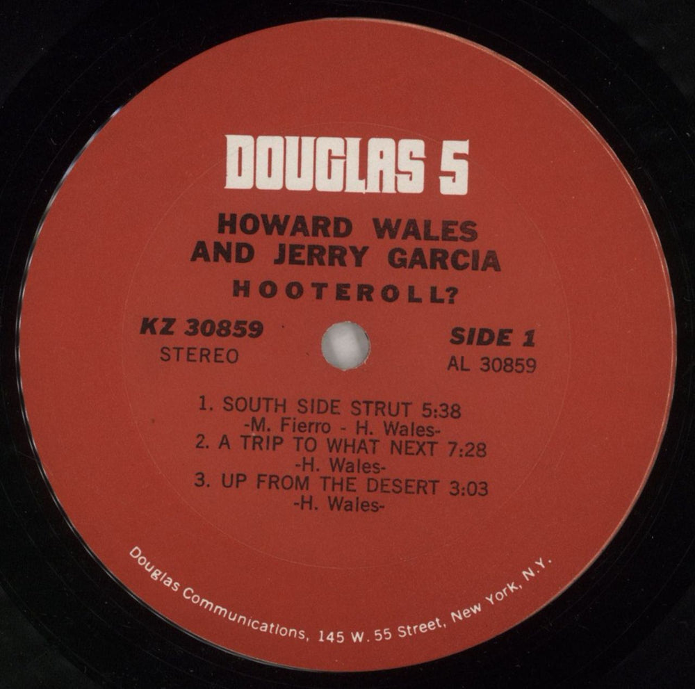 Jerry Garcia Hooteroll? US vinyl LP album (LP record) JGCLPHO306283