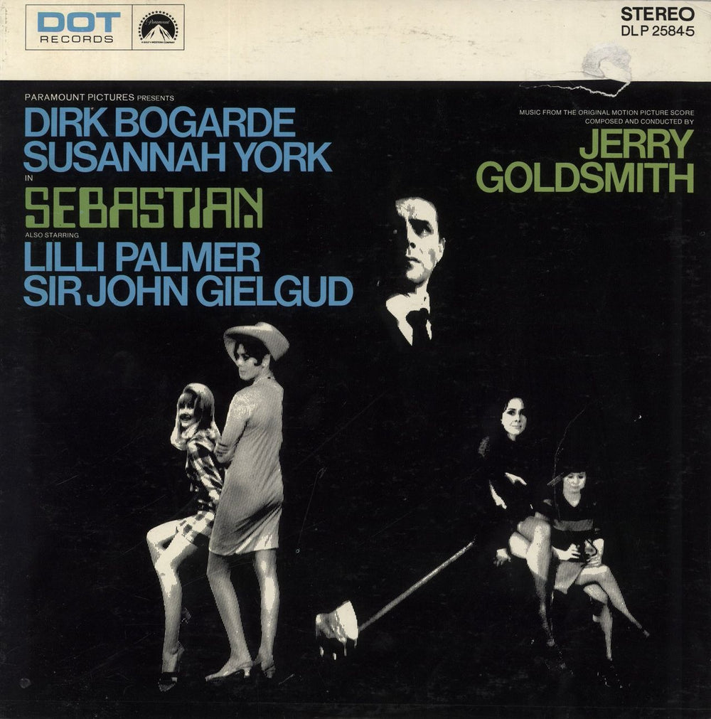 Jerry Goldsmith Sebastian US vinyl LP album (LP record) DLP25845