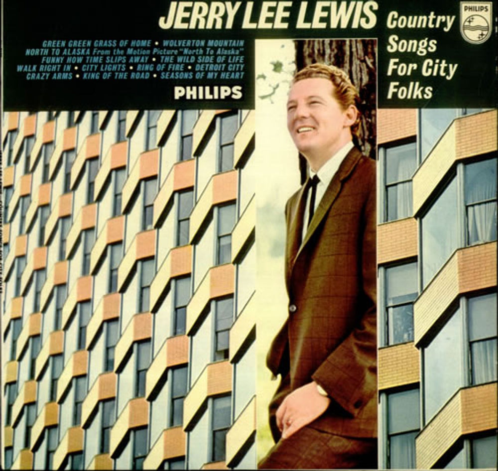 Jerry Lee Lewis Country Songs For City Folks UK vinyl LP album (LP record) BL7688