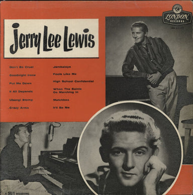 Jerry Lee Lewis Jerry Lee Lewis - 2nd UK vinyl LP album (LP record) HA-S2133