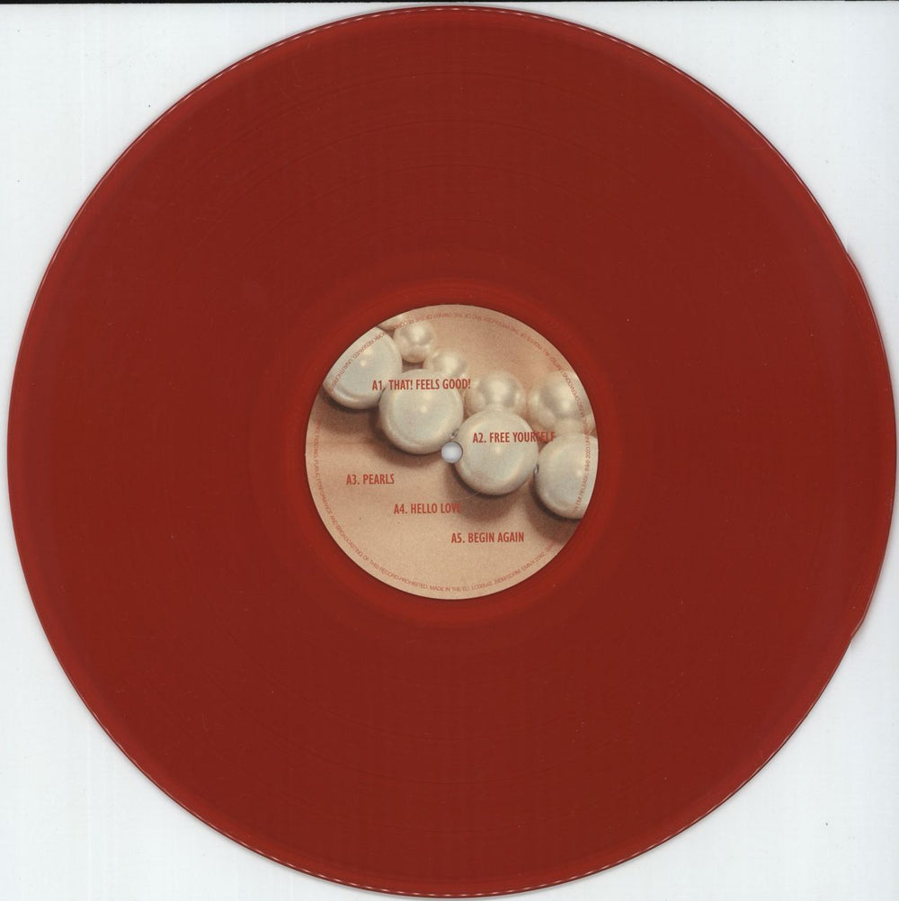 Jessie Ware That! Feels Good! - Red Vinyl - Autographed UK vinyl LP album (LP record) KW2LPTH882011