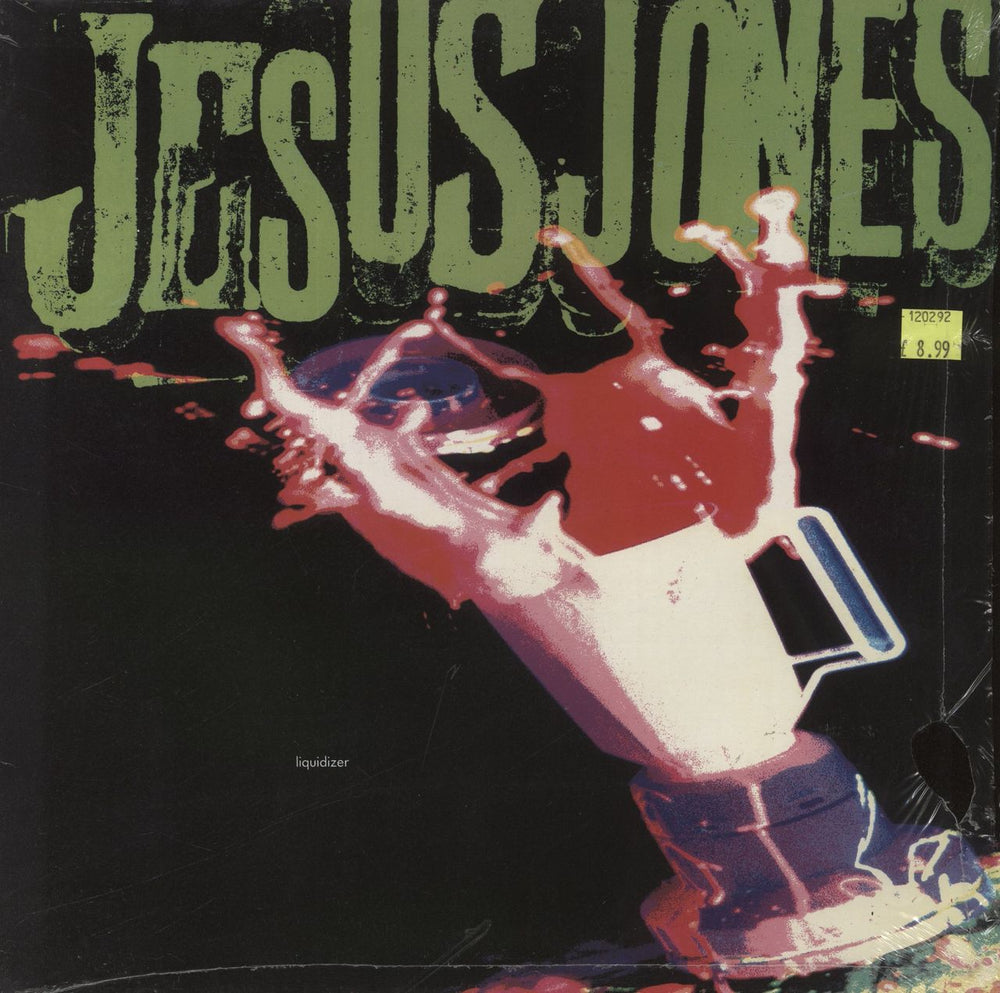 Jesus Jones Liquidizer - Shrink UK vinyl LP album (LP record) FOODLP3