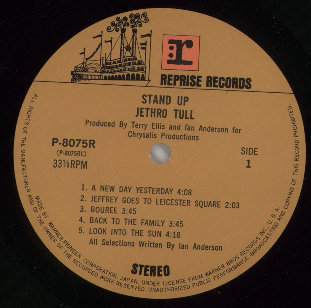 Jethro Tull Stand Up + Green & White Obi Japanese vinyl LP album (LP record) TULLPST866216