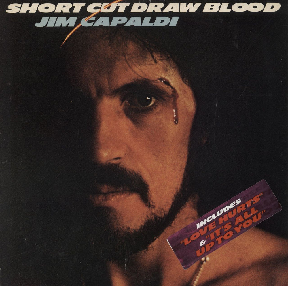 Jim Capaldi Short Cut Draw Blood - 2nd - Hype Stickered Sleeve UK vinyl LP album (LP record) ILPS9336