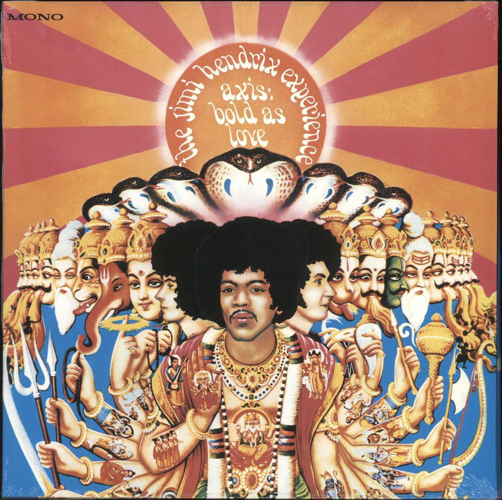 Jimi Hendrix Axis: Bold As Love - Remastered Mono - Black Vinyl - Sealed UK vinyl LP album (LP record) 88765419711