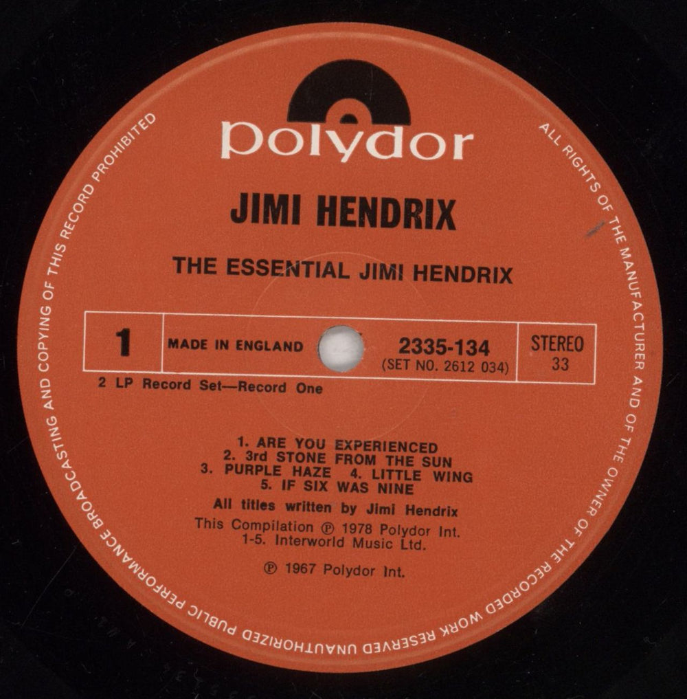 Jimi Hendrix The Essential Jimi Hendrix - Stickered - EX UK 2-LP vinyl record set (Double LP Album) HEN2LTH856308