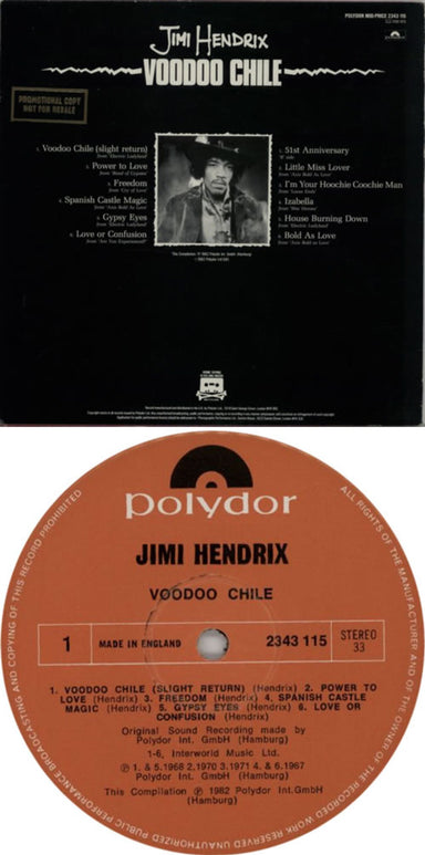 Jimi Hendrix Voodoo Chile - Special Price Series UK Promo vinyl LP album (LP record) HENLPVO605331