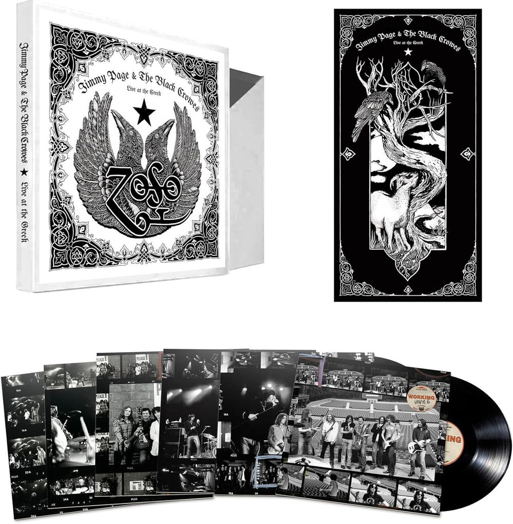 Jimmy Page & The Black Crowes Live At The Greek - 25th Anniversary 6-LP Box Set - Sealed UK Vinyl Box Set TV21461