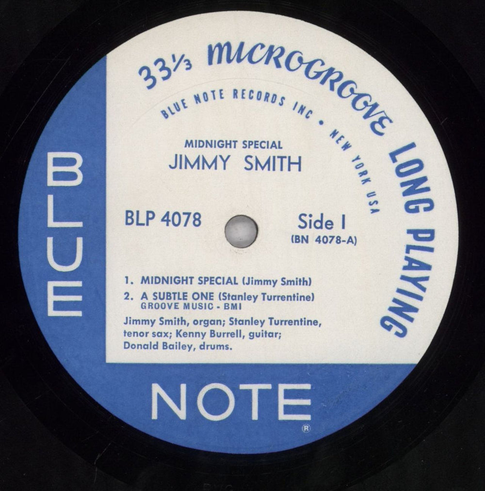 Jimmy Smith (Jazz Organ) Midnight Special US vinyl LP album (LP record) IMYLPMI836280