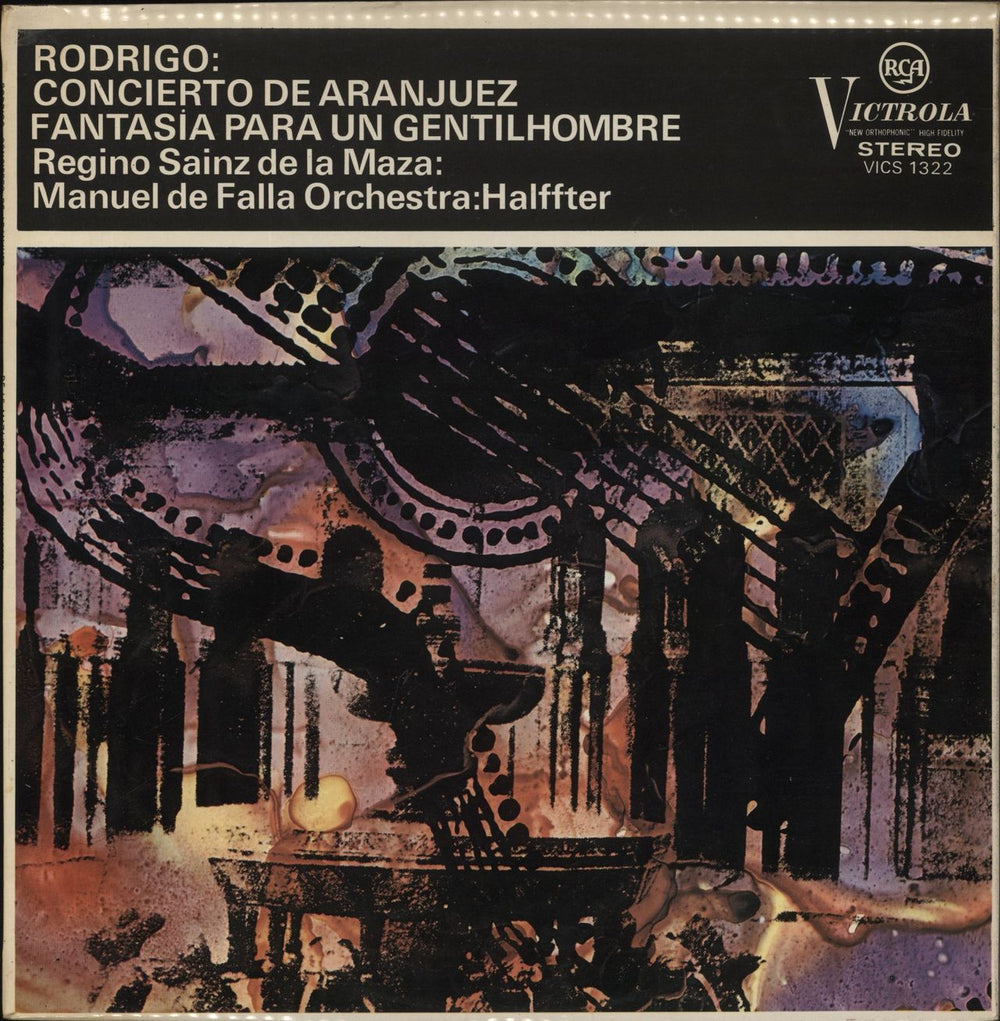 Joaquin Rodrigo Rodrigo: Concierto De Aranjuez / Fantasia Para Un Gentilhombre UK vinyl LP album (LP record) VICS1322