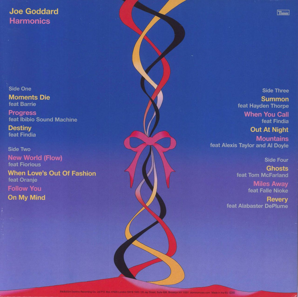 Joe Goddard Harmonics - Pink Vinyl - Sealed UK 2-LP vinyl record set (Double LP Album) 887828043736