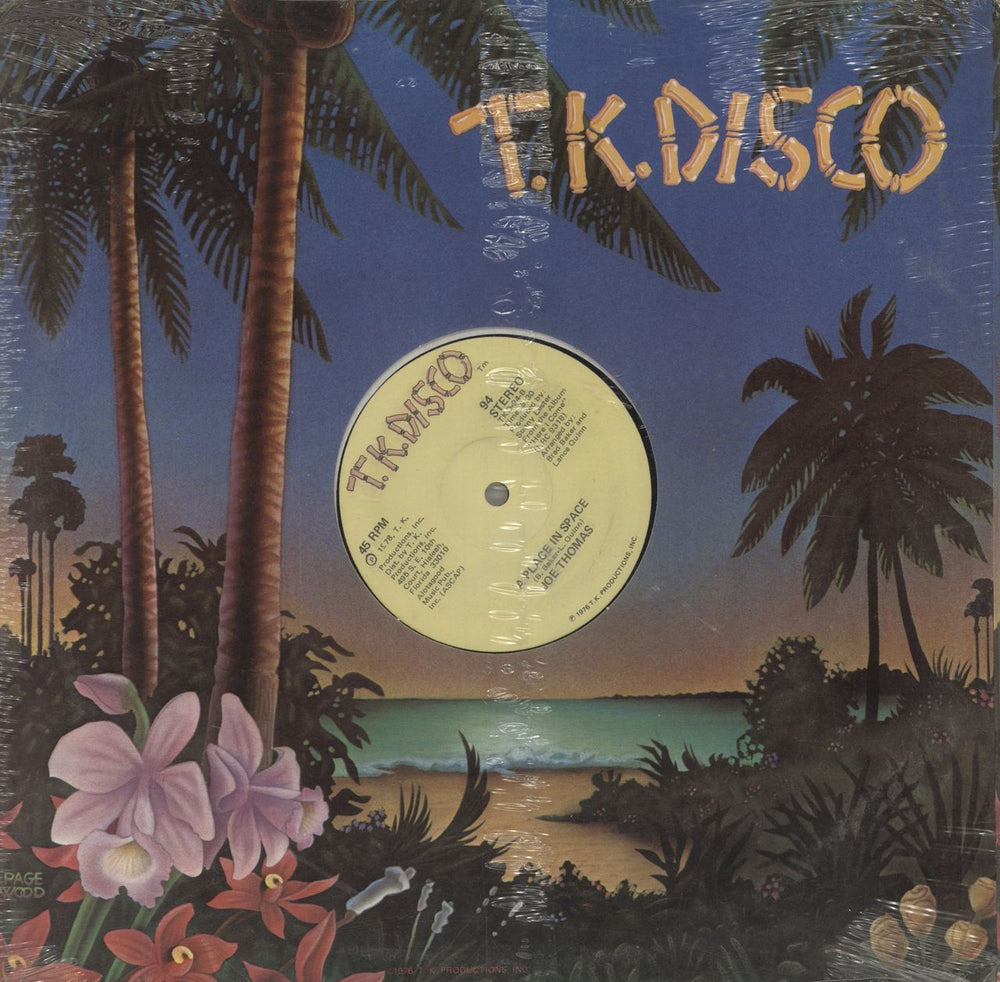Joe Thomas (70s) Plato's Retreat / A Place In Space US 12" vinyl single (12 inch record / Maxi-single)