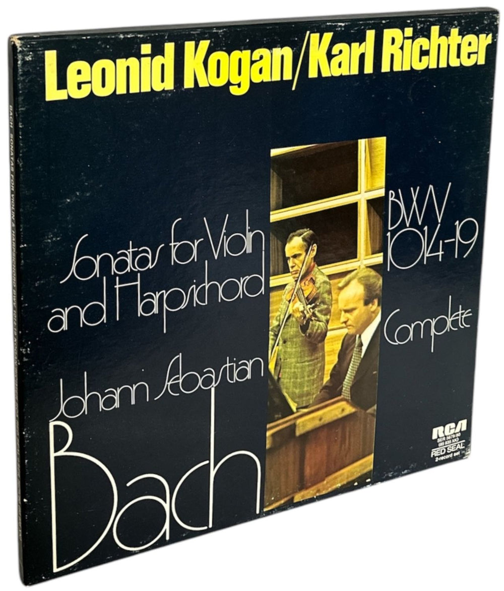 Johann Sebastian Bach J. S. Bach: Sonatas For Violin And Harpsichord BWV 1014-19 Complete UK Vinyl Box Set SER5679/80