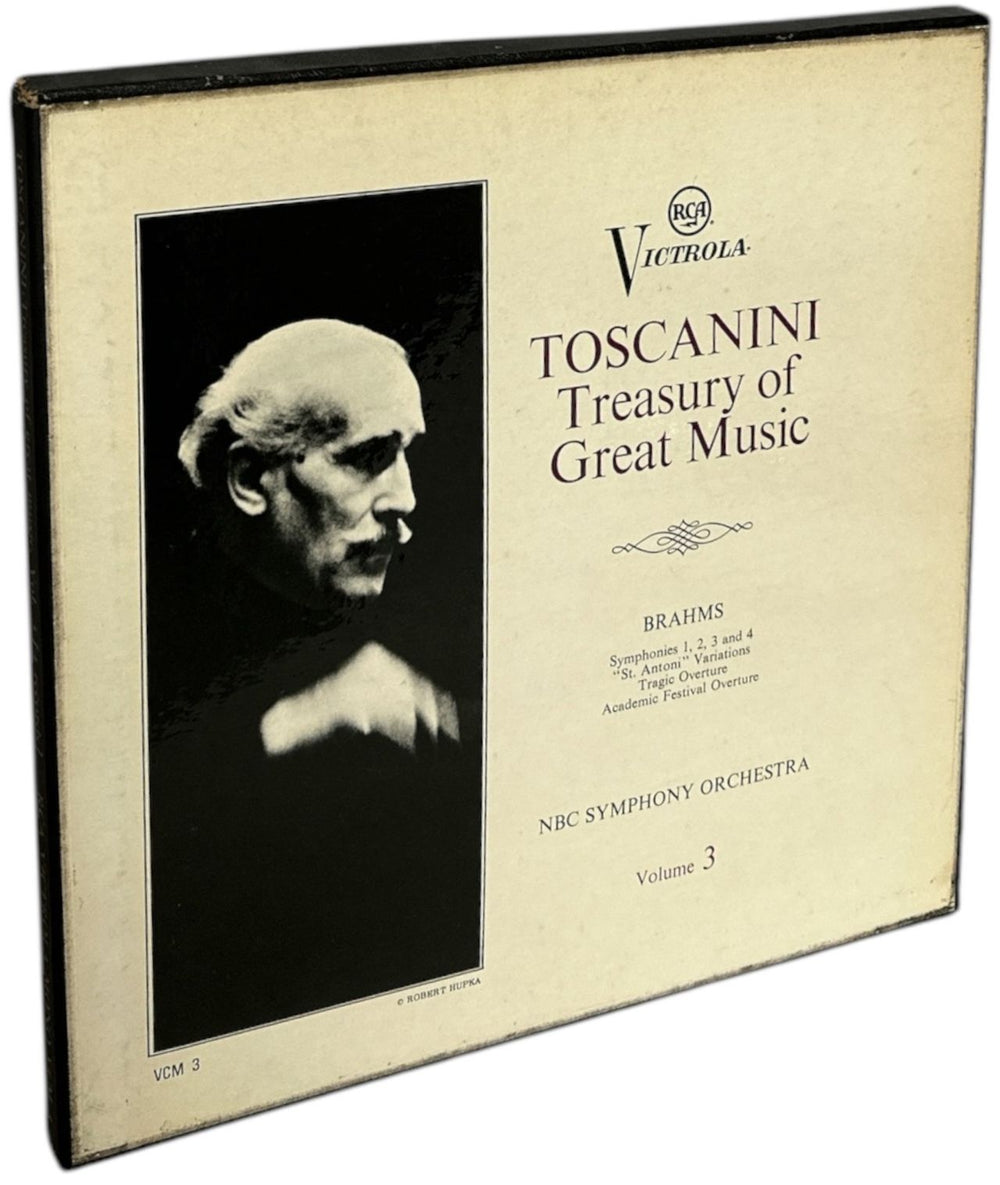 Johannes Brahms Brahms: The Toscanini Treasury Of Great Music Vol. 3 UK Vinyl Box Set VCM3