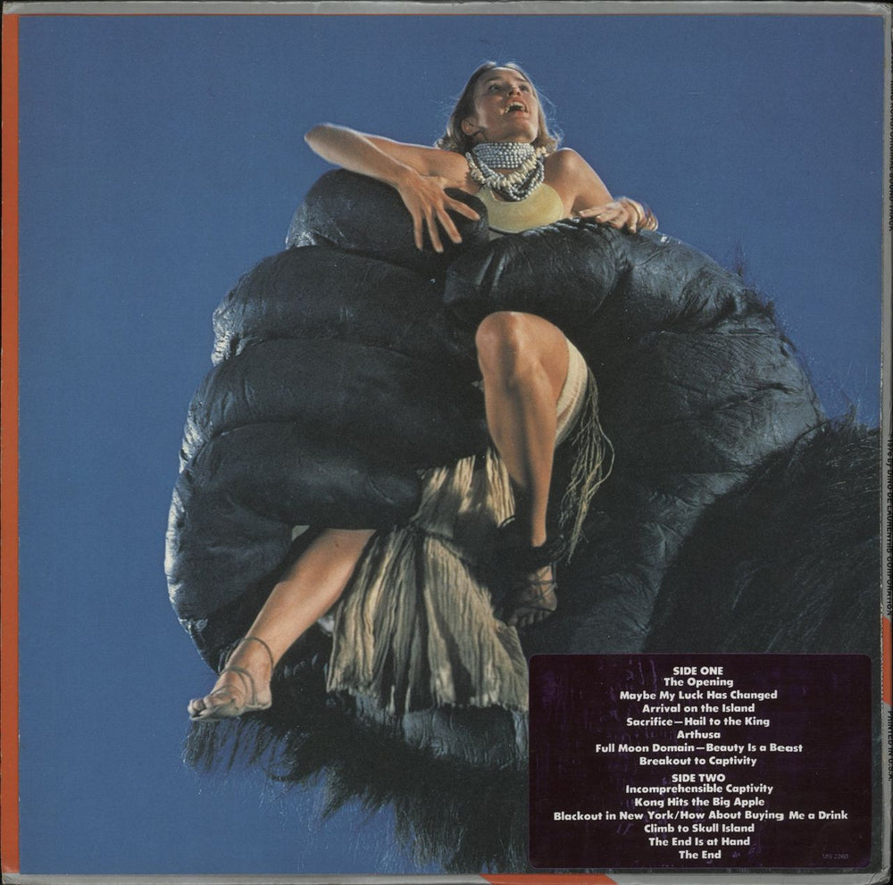 John Barry (Composer) King Kong + Poster US vinyl LP album (LP record)