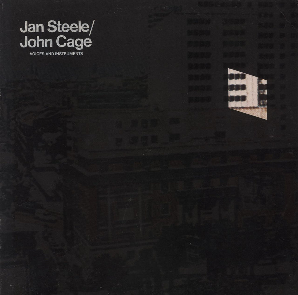 John Cage Voices And Instruments UK vinyl LP album (LP record) OBS5